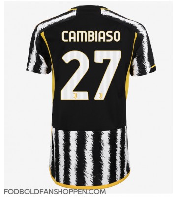 Juventus Andrea Cambiaso #27 Hjemmebanetrøje Dame 2023-24 Kortærmet